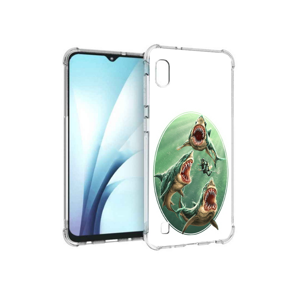 

Чехол MyPads Tocco для Samsung Galaxy A10 синяя бездна (PT147645.531.600), Прозрачный, Tocco