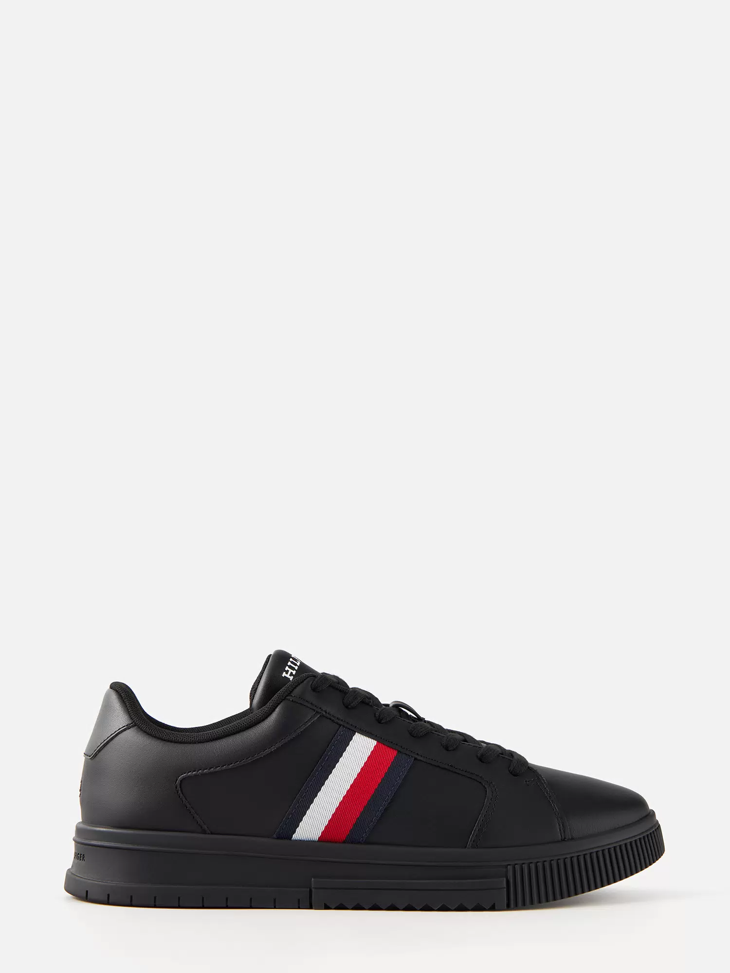 

Кеды мужские Tommy Hilfiger FM0FM04895 черные 42 EU, Черный, FM0FM04895