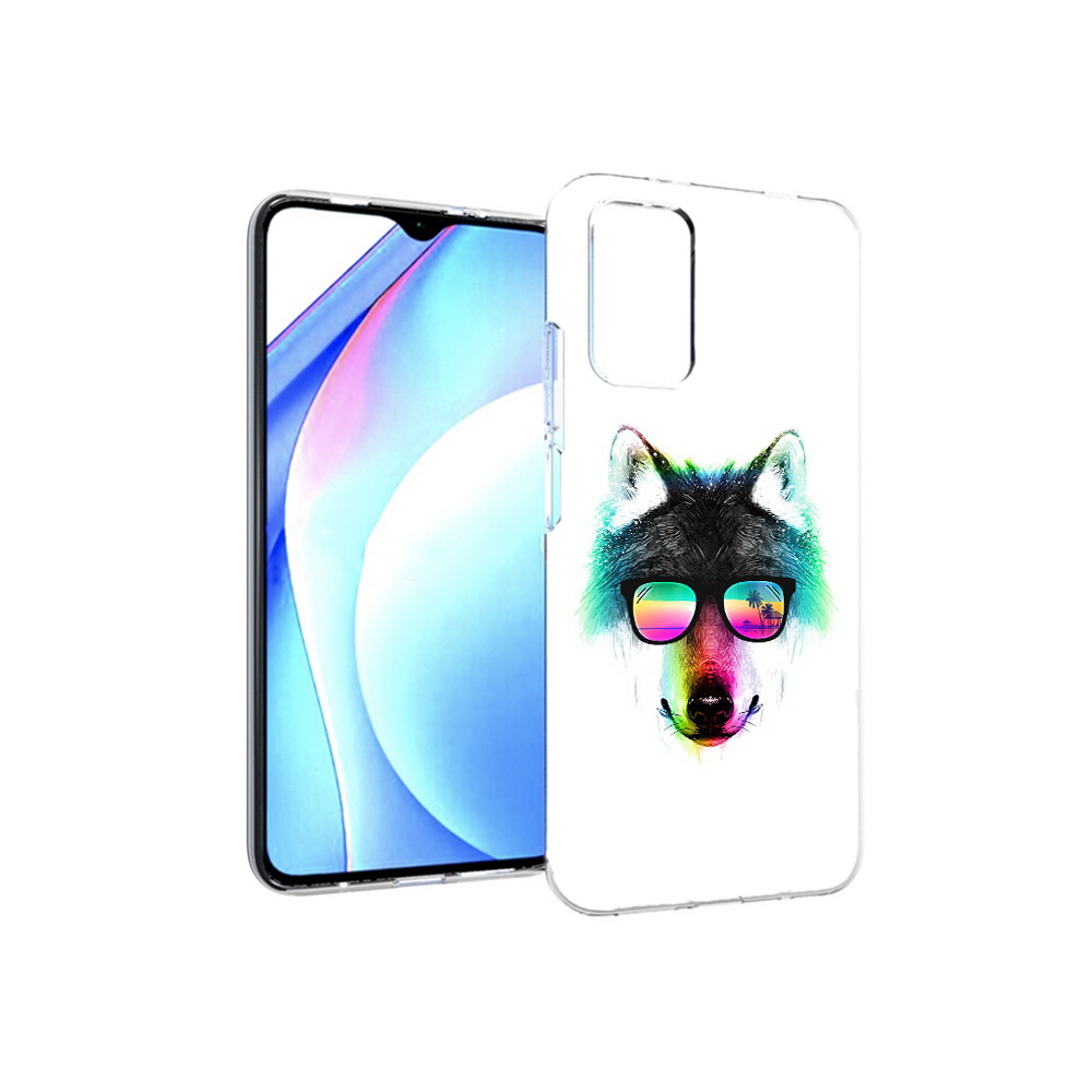 

Чехол MyPads Tocco для Xiaomi Redmi 9T радужный волк (PT226951.281.567), Прозрачный, Tocco