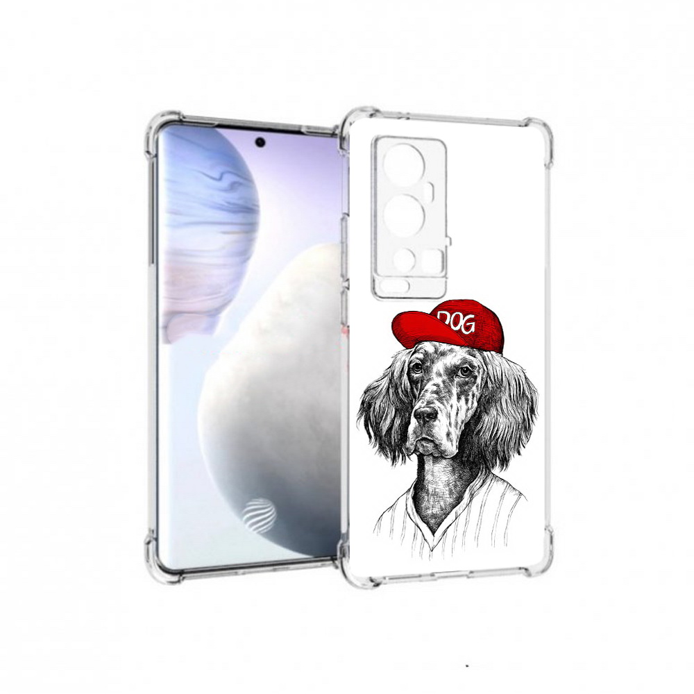 

Чехол MyPads Tocco для Vivo X60 Pro Plus дог, Прозрачный, Tocco