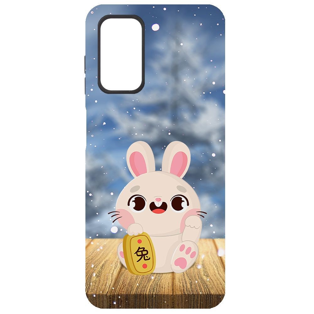 

Чехол-накладка Krutoff Софт Кейс Год кролика для Samsung Galaxy A13 (A135) черный