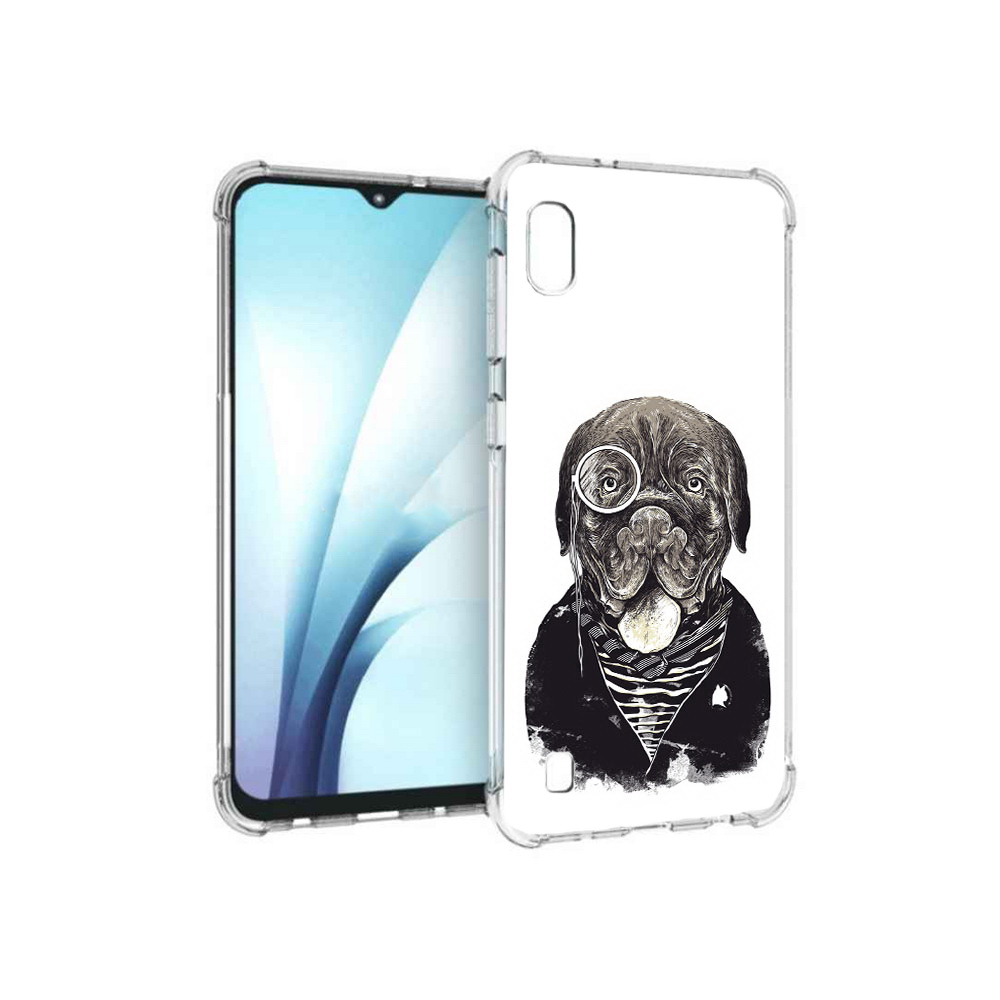 

Чехол MyPads Tocco для Samsung Galaxy A10 солидный песик (PT147645.531.615), Прозрачный, Tocco