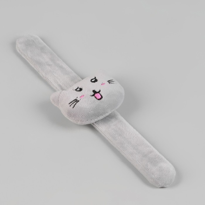 

Игольница на браслете «Кошка», 23 × 6,5 см, цвет серый, ART UZOR Basic