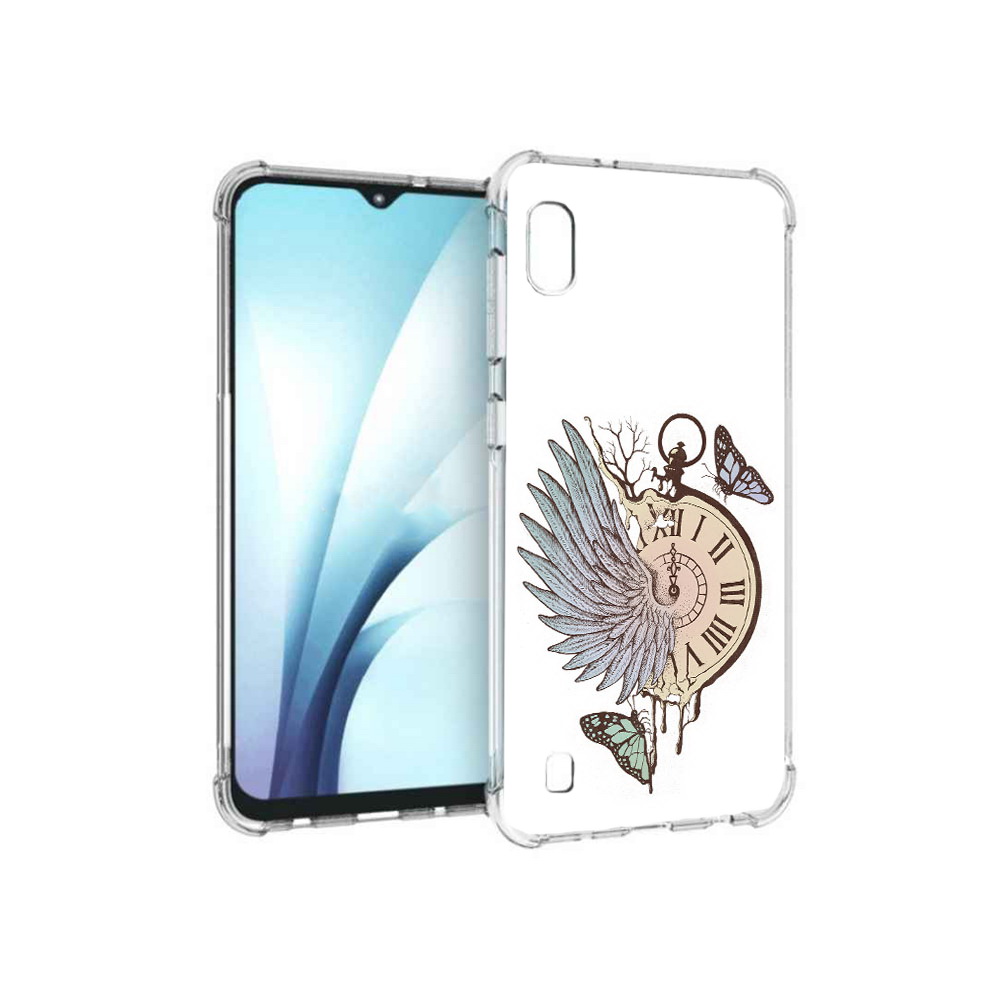 Чехол MyPads Tocco для Samsung Galaxy A10 страинные часы с крылом (PT147645.531.626)