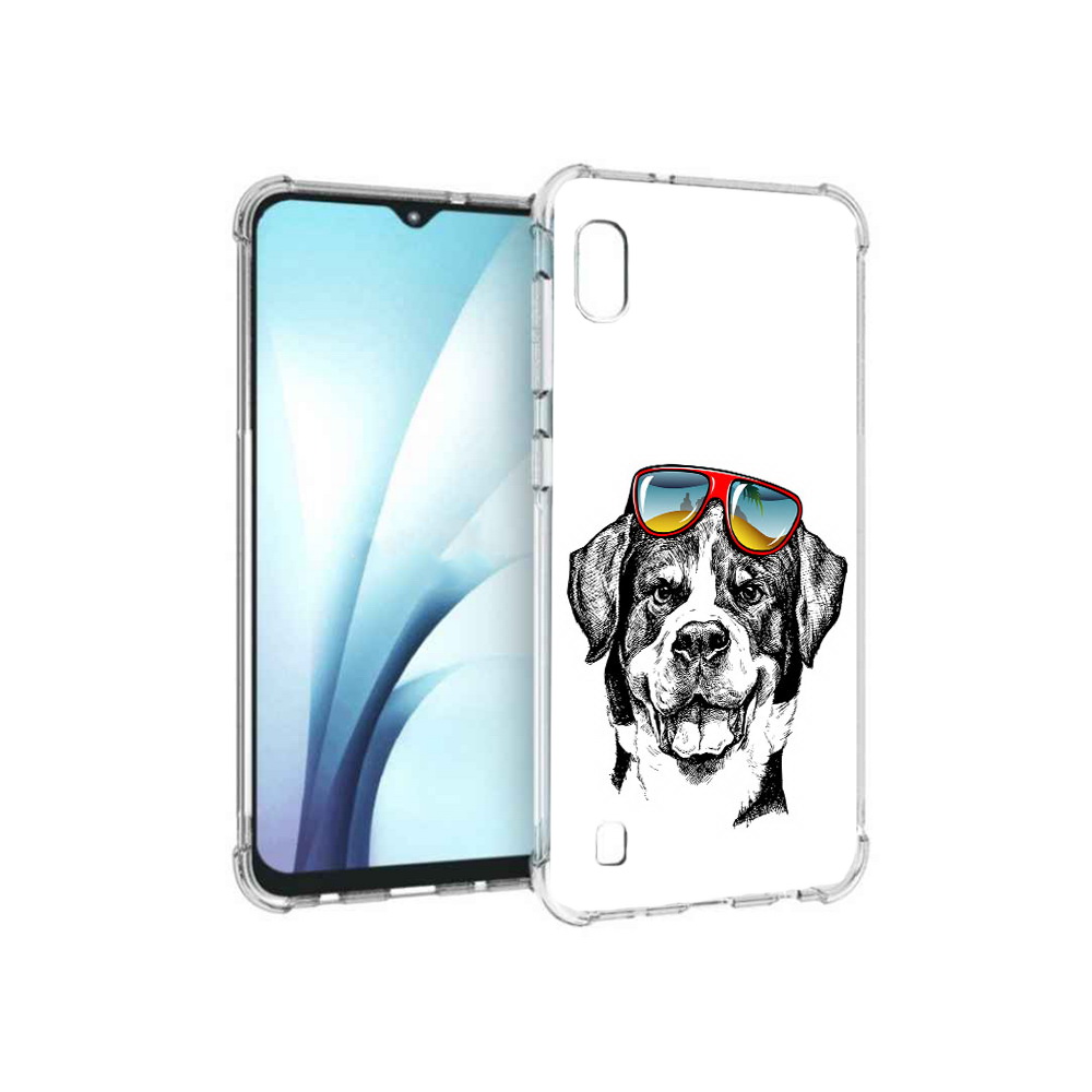 Чехол MyPads Tocco для Samsung Galaxy A10 счастливая собака (PT147645.531.631)