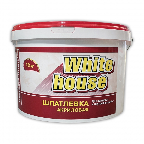 Шпатлевка White House Универсальная для Стен и Потолков 18 кг