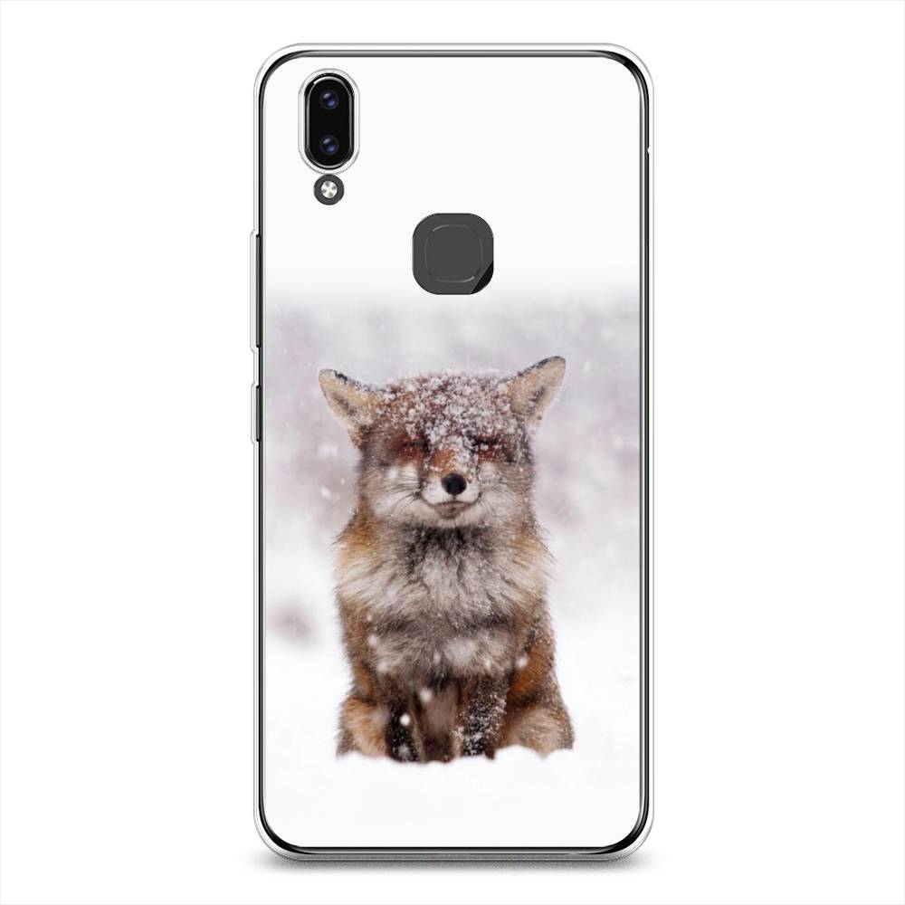 

Чехол для Vivo V9/Y85 "Зимняя лиса", Белый;серый;коричневый, 260150-1