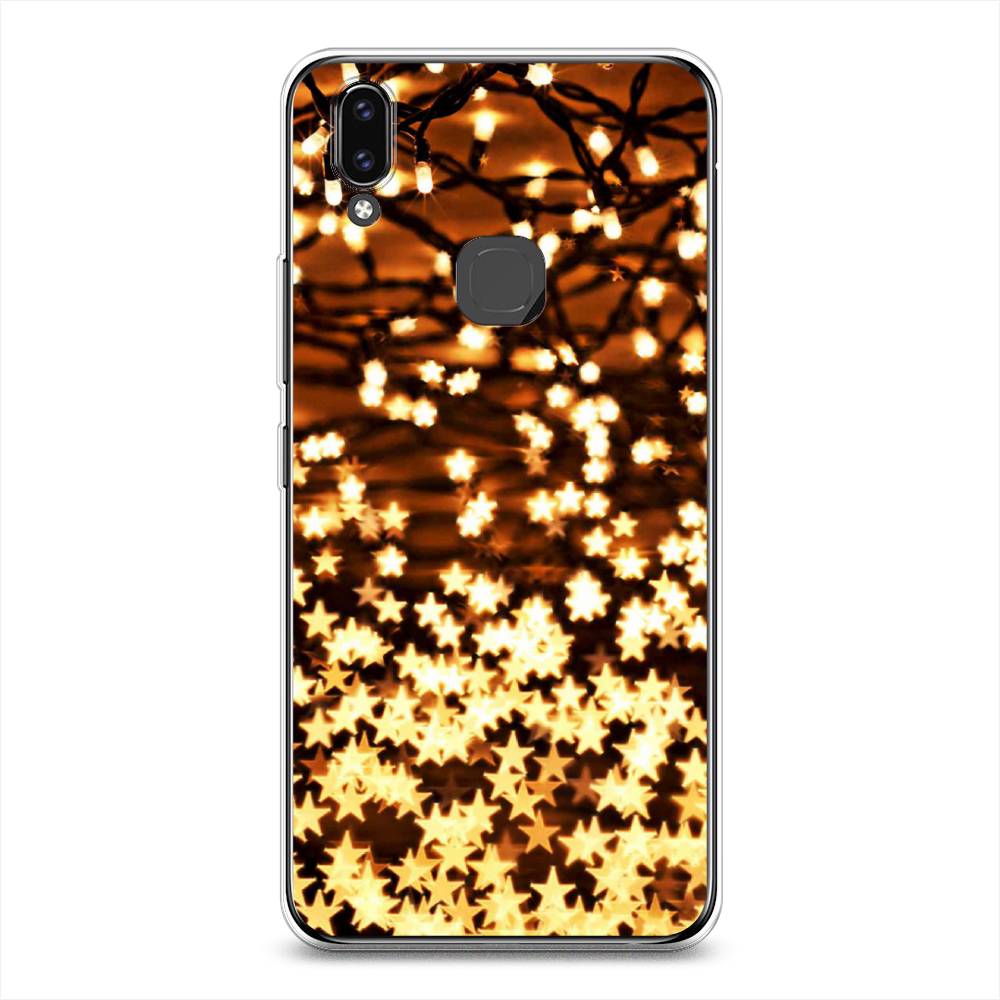 

Чехол для Vivo V9/Y85 "Новогодняя гирлянда", Золотистый, 260150-5