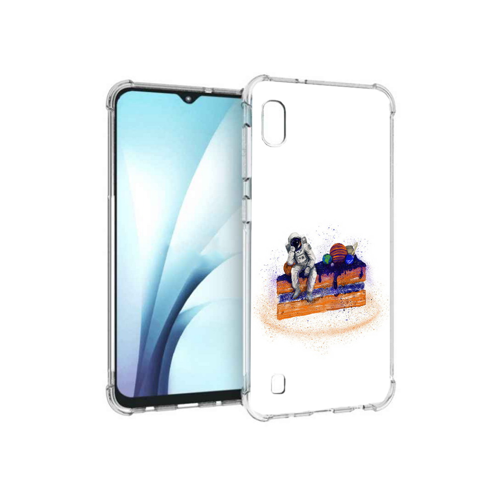 

Чехол MyPads Tocco для Samsung Galaxy A10 торт с планетами (PT147645.531.648), Прозрачный, Tocco