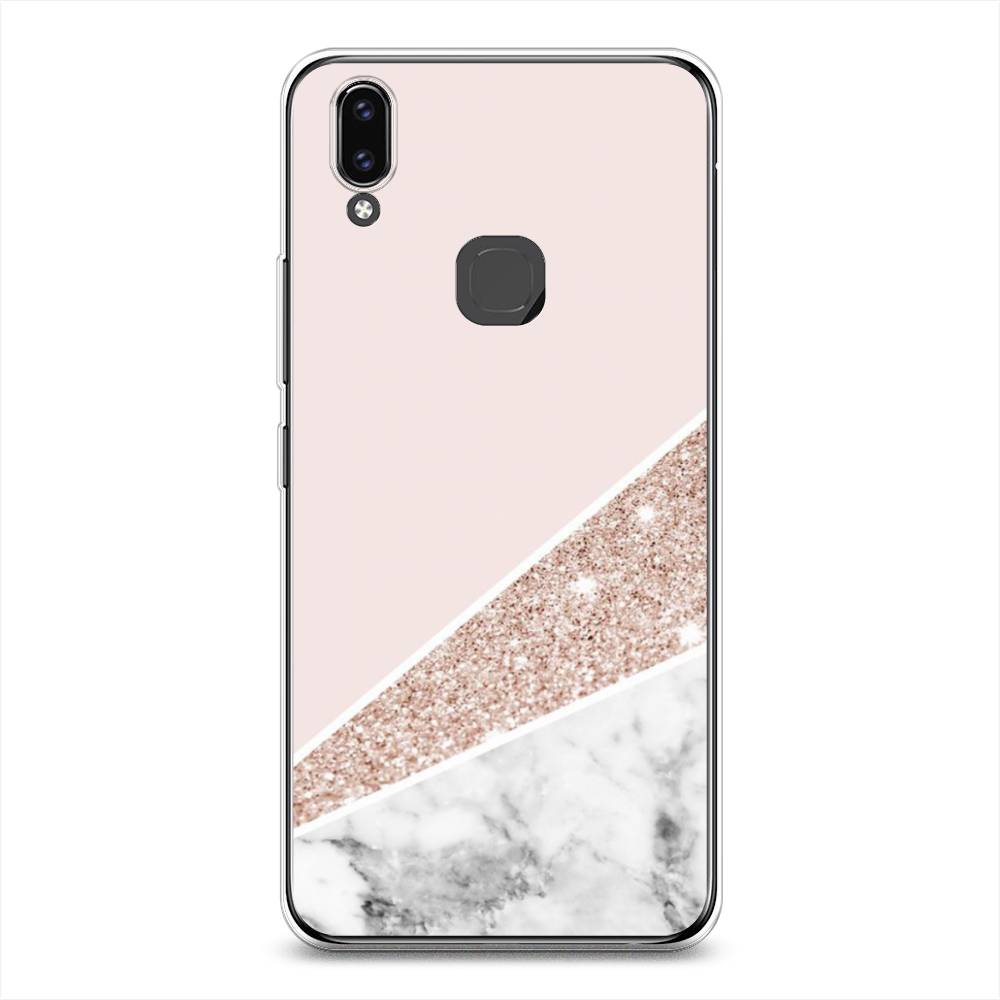 

Чехол для Vivo V9/Y85 "Блестящий розовый мрамор", 260150-3