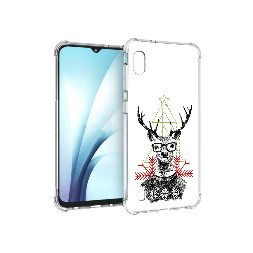 

Чехол MyPads Tocco для Samsung Galaxy A10 умный олень (PT147645.531.652), Прозрачный, Tocco