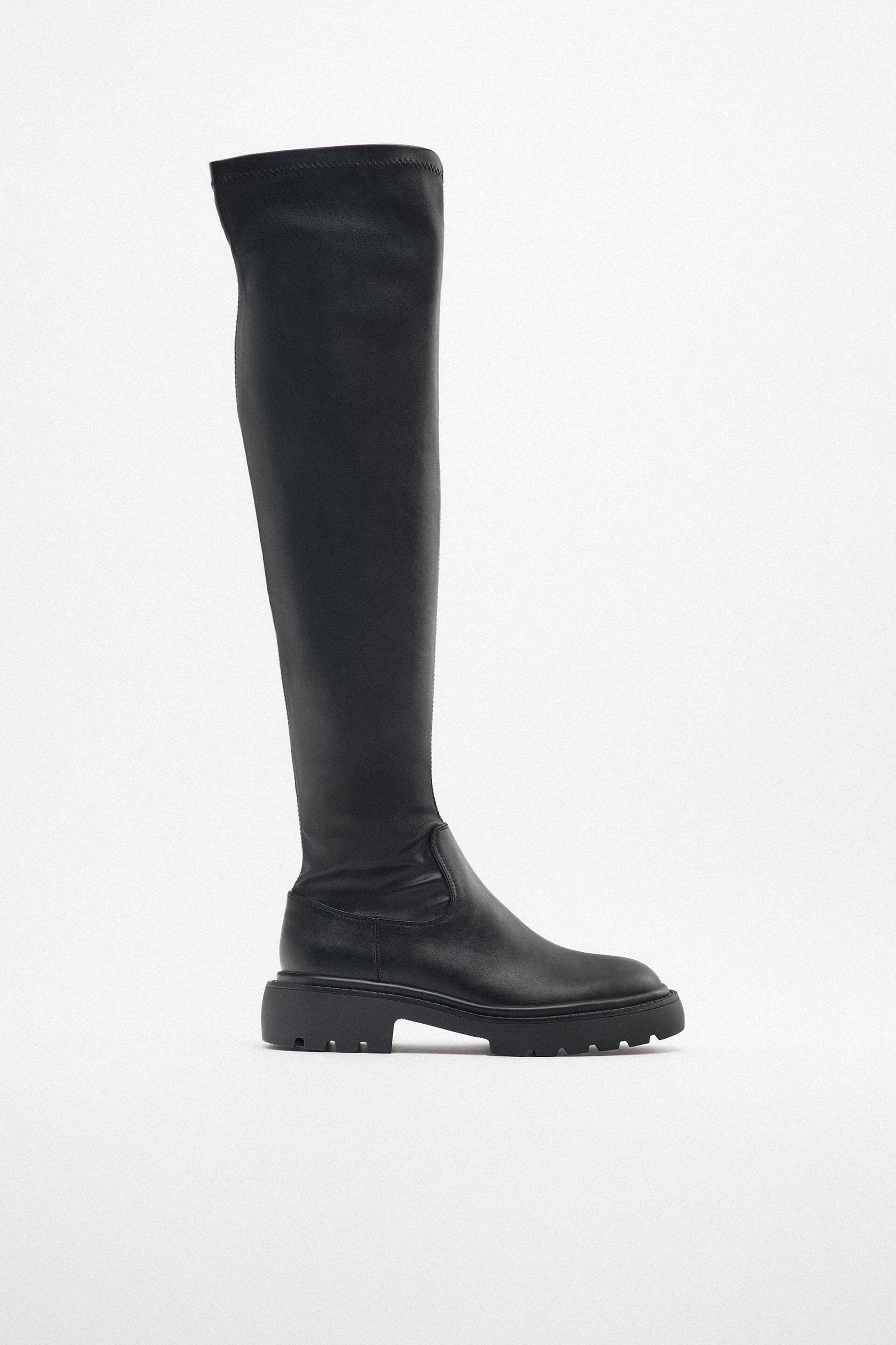 

Ботфорты женские ZARA 12050010 черные 38 RU (доставка из-за рубежа), 12050010