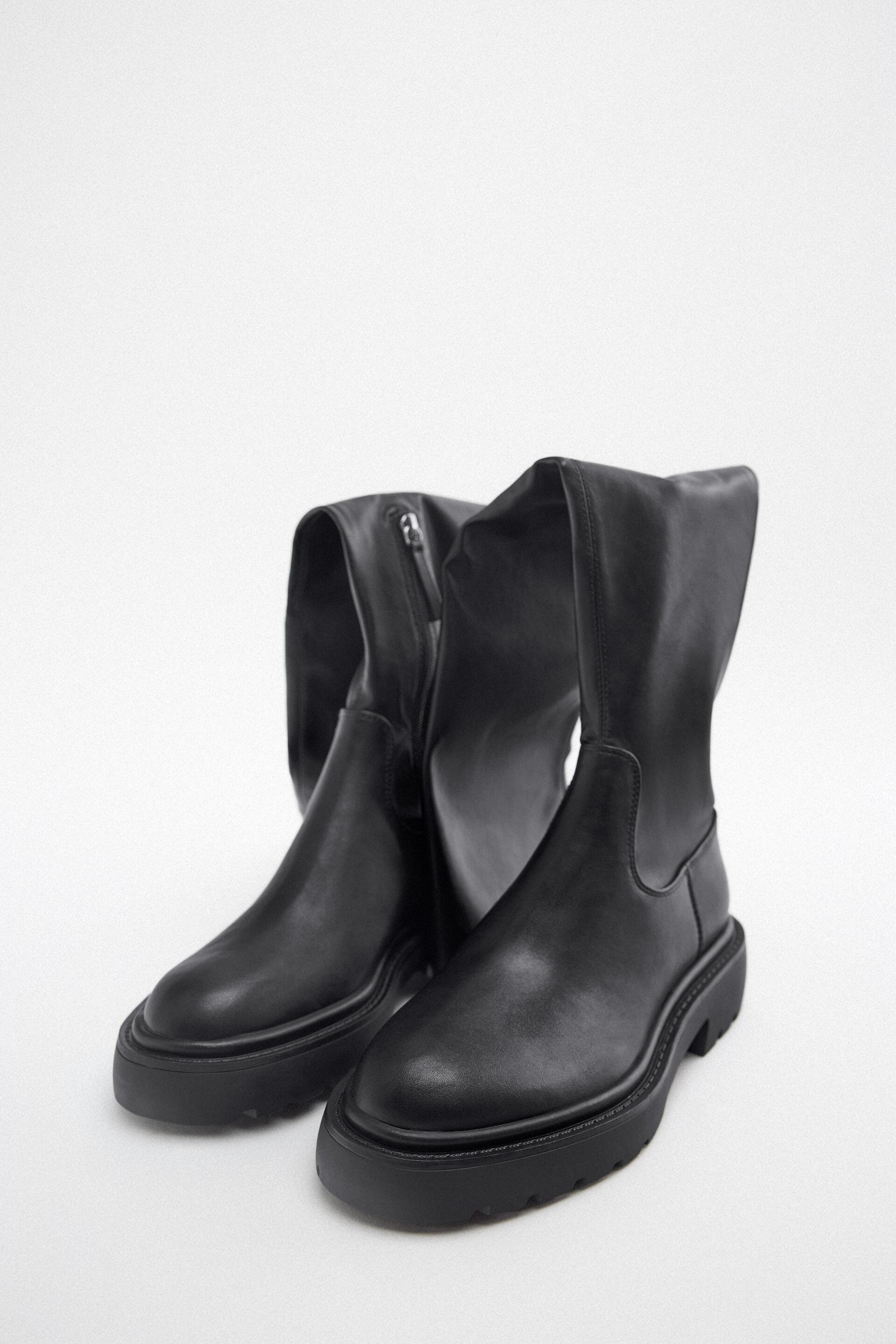 

Ботфорты женские ZARA 12050010 черные 42 RU (доставка из-за рубежа), 12050010