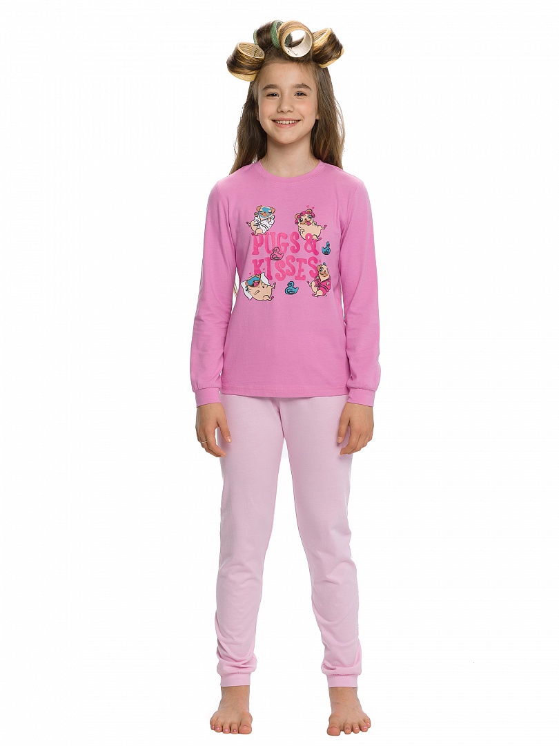 Пижама для девочек Pelican WFAJP4144U Цв. розовый р. 122