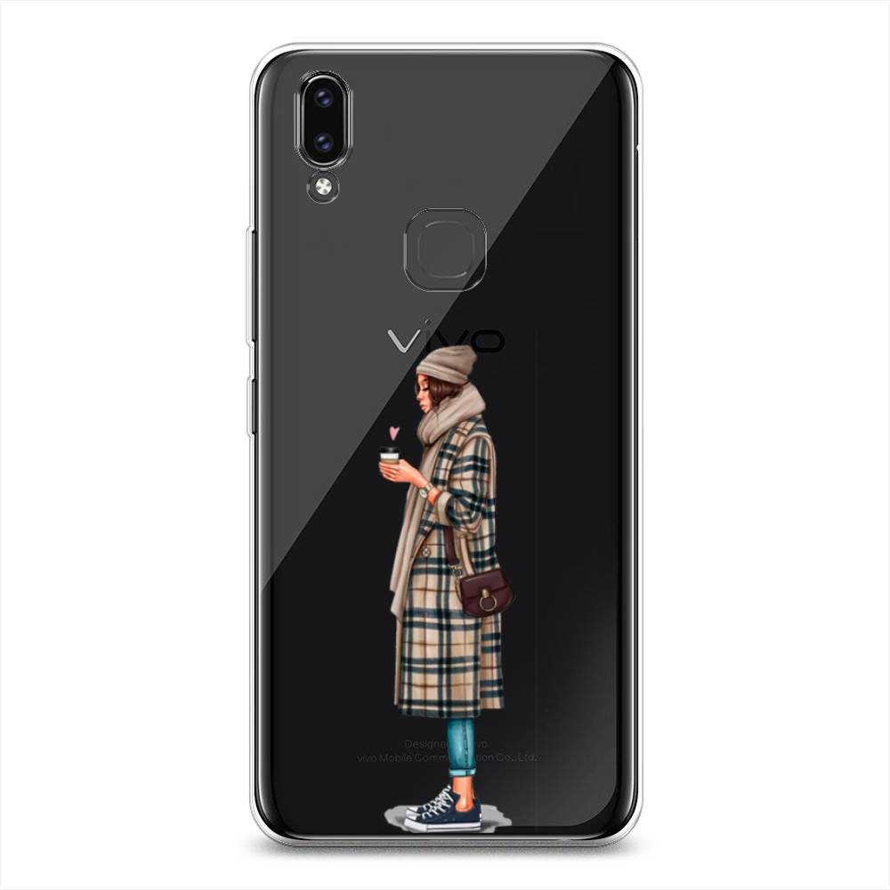 

Чехол для Vivo V9/Y85 "Утренний кофе", Коричневый;бежевый, 260150-6