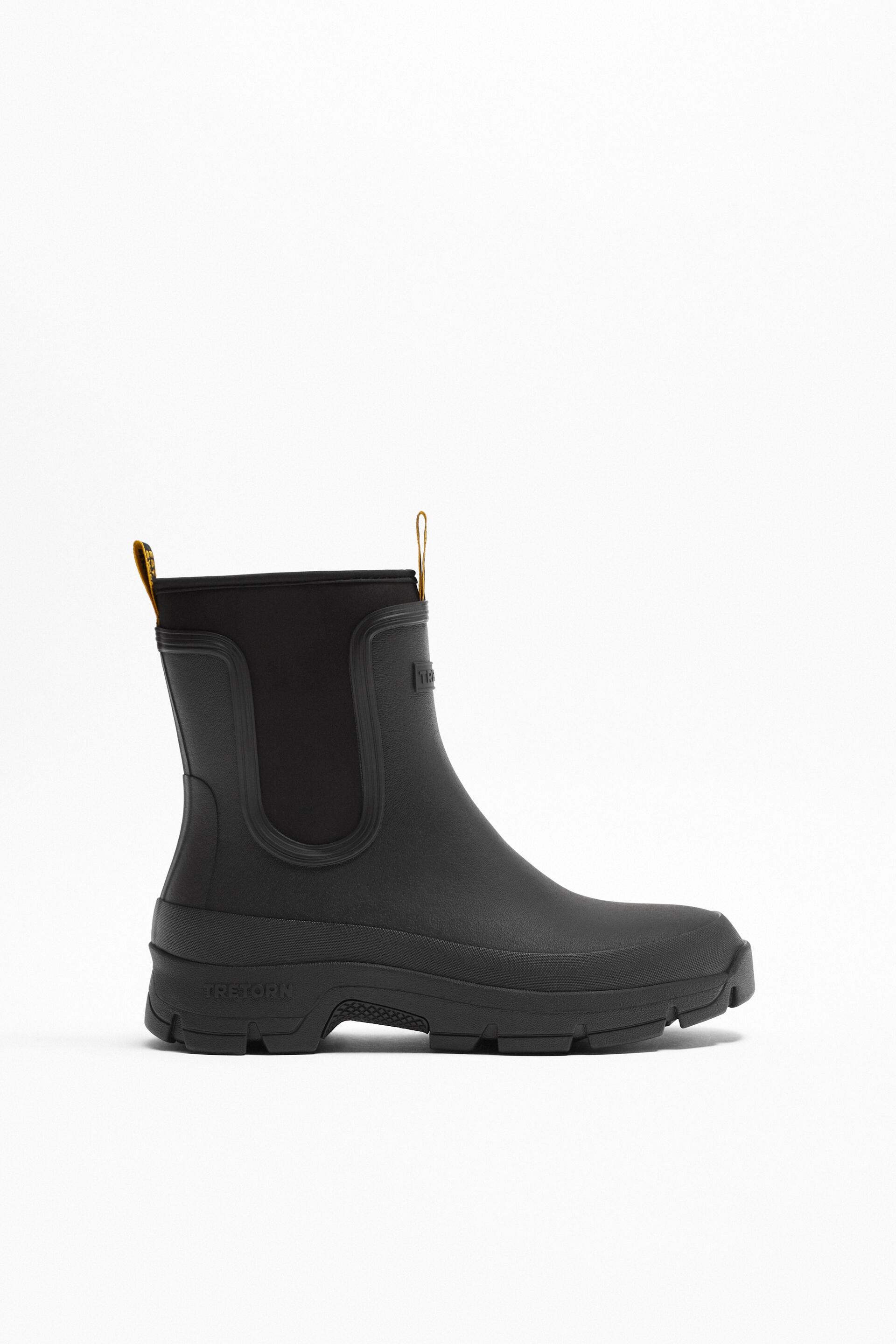 

Резиновые ботинки мужские ZARA 222707 черные 39 RU (доставка из-за рубежа), 222707