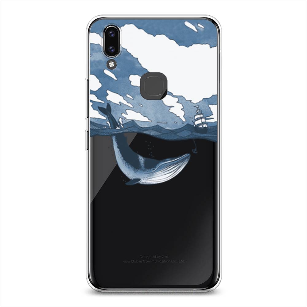 

Чехол для Vivo V9/Y85 "Большой кит", Синий, 260150-1