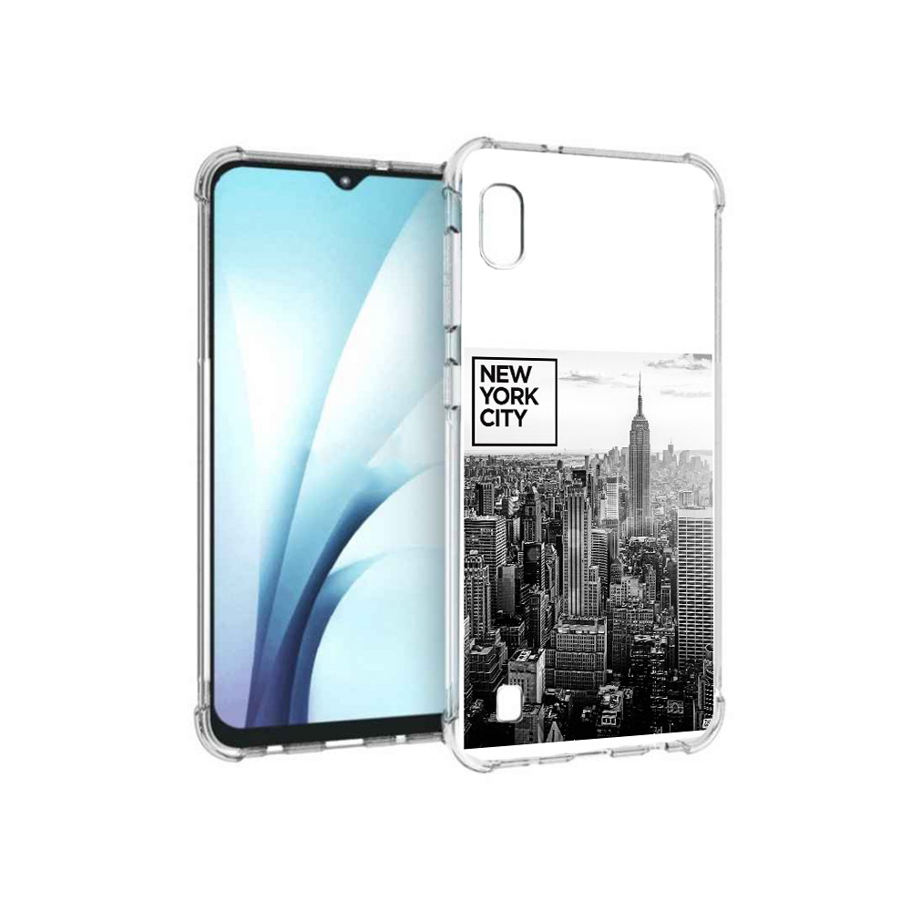

Чехол MyPads Tocco для Samsung Galaxy A10 черно белый ньюерк (PT147645.531.686), Прозрачный, Tocco