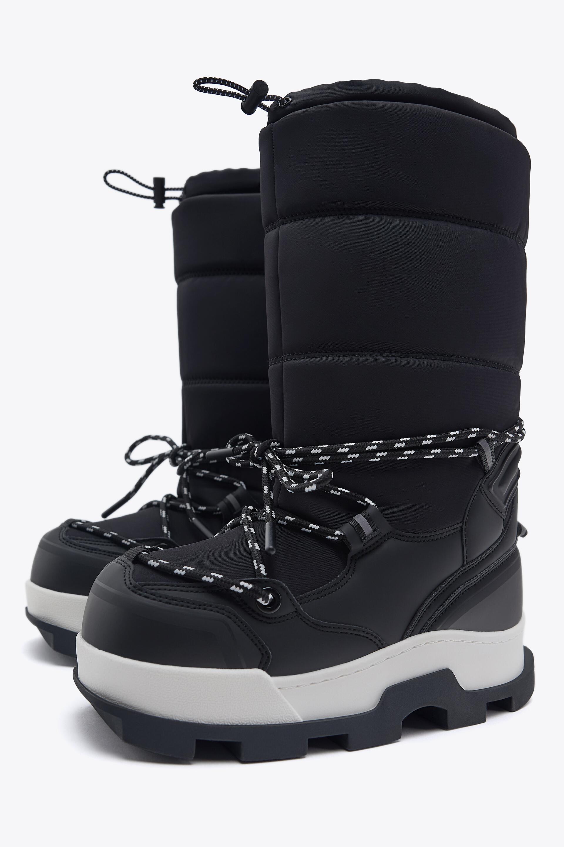 

Дутики женские ZARA 12051110 черные 37-38 EU (доставка из-за рубежа), 12051110