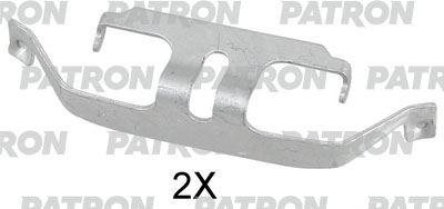 

Комплект монтажный тормозных колодок дисковых BMW 4, 1 11- PATRON PSRK1355