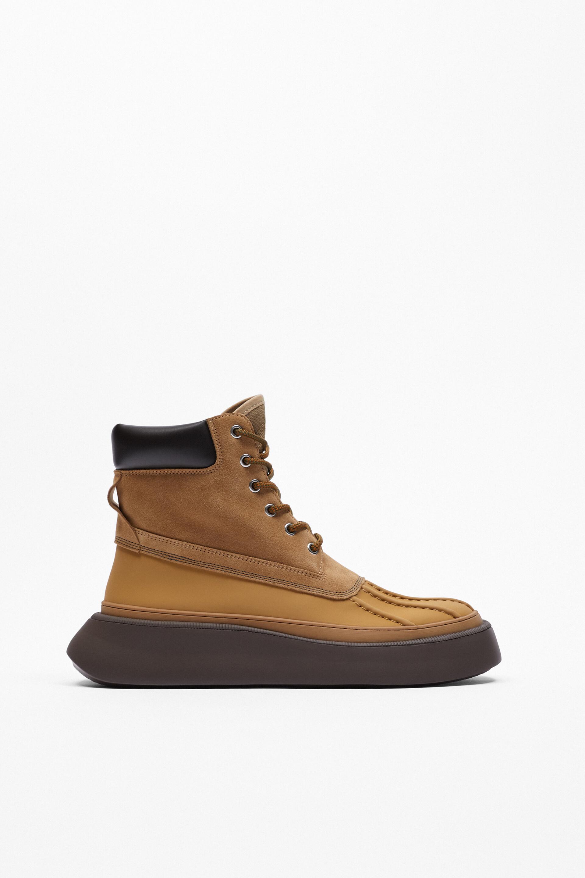 

Ботинки мужские ZARA 177669 бежевые 40 RU (доставка из-за рубежа), 177669