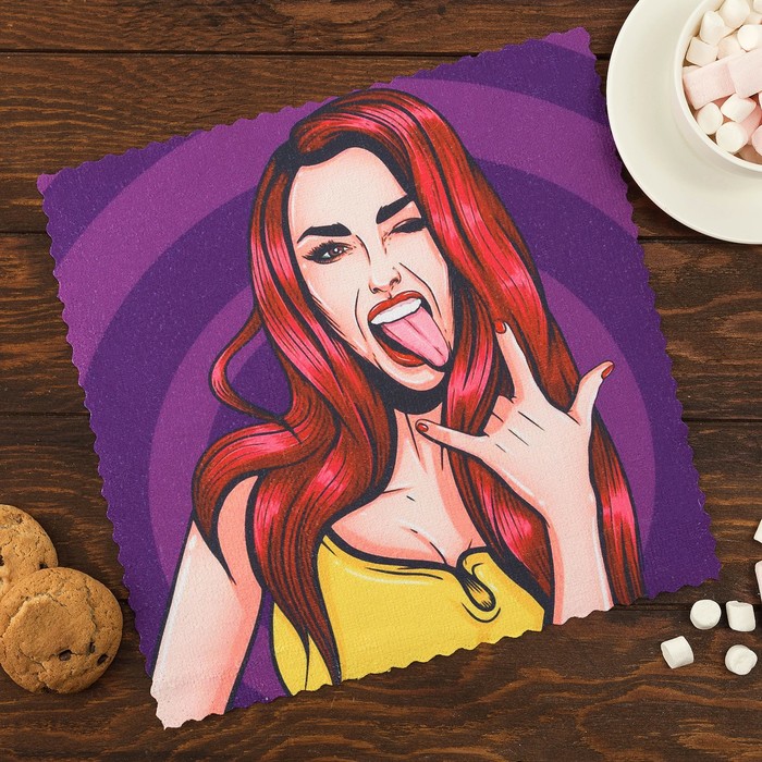 

Полотенце Этель Love Life "Дерзкая" 30*30 см, 100% п/э, Love Life