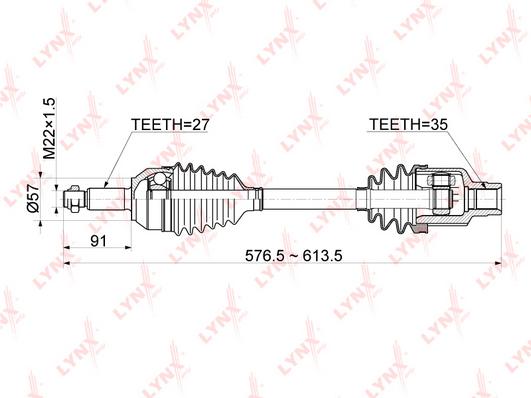 

Cd-1049 Привод В Сборе Lynxauto LYNXauto CD-1049