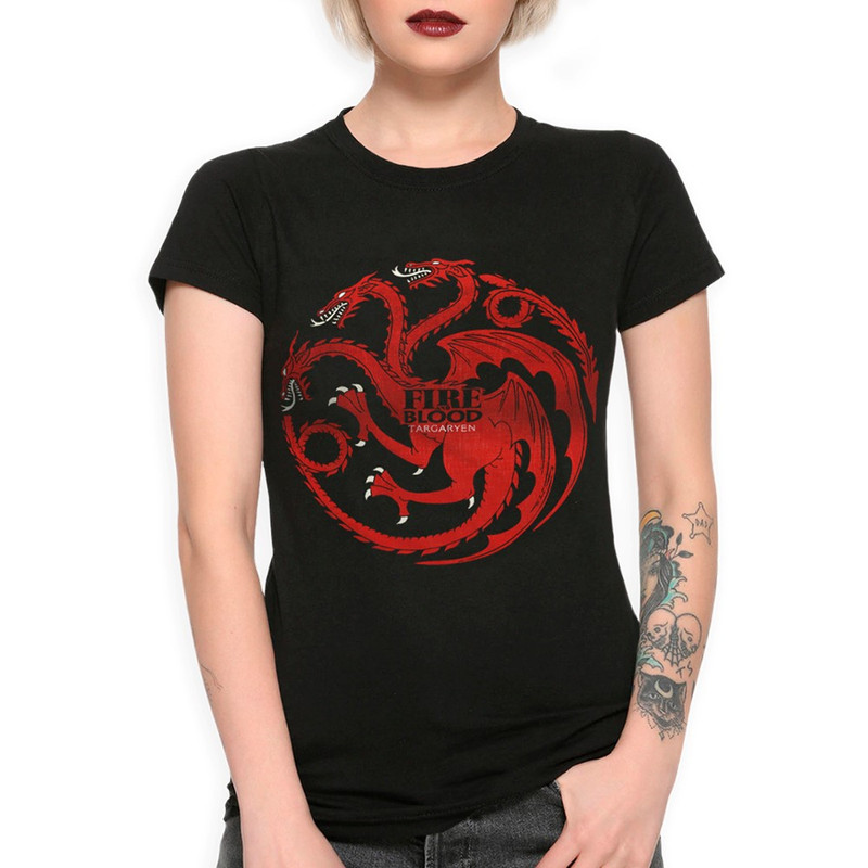 

Футболка женская DreamShirts Studio Дом Дракона - Дом Таргариенов 1 черная XS, Черный, Дом Дракона - Дом Таргариенов 1