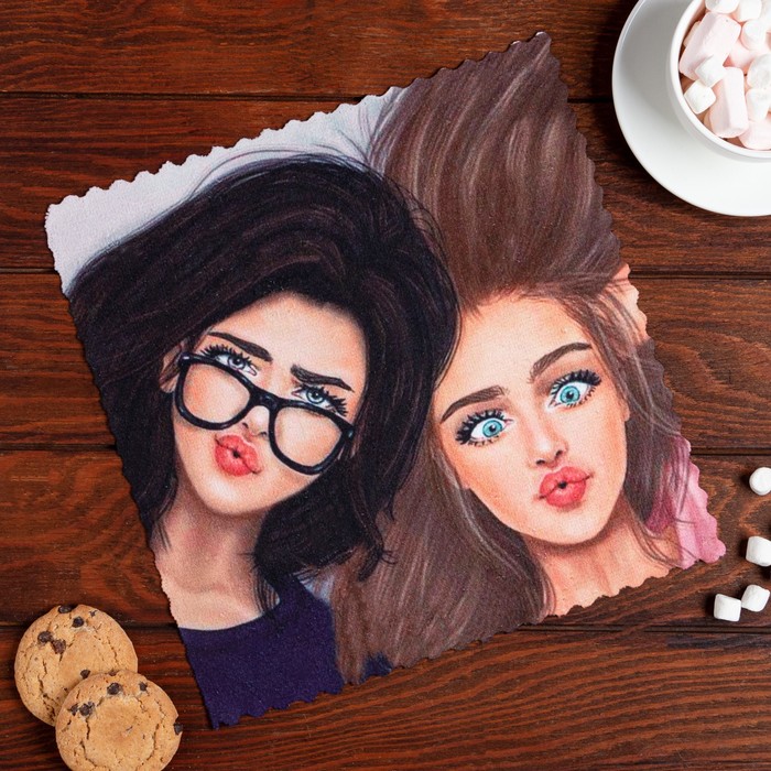 

Полотенце Этель Love Life "Селфи" 30*30 см, 100% п/э, Love Life