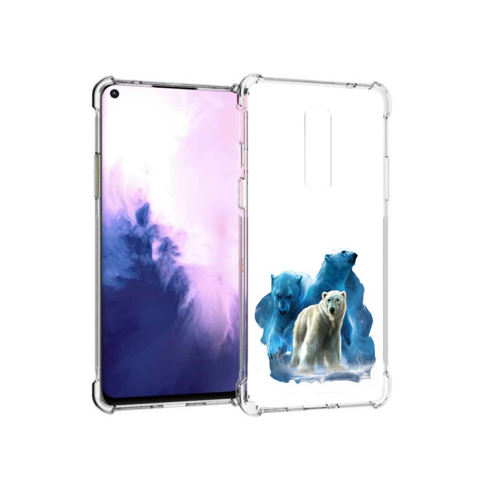 

Чехол MyPads Tocco для OnePlus 8 полярный медведь (PT147214.134.549), Прозрачный, Tocco
