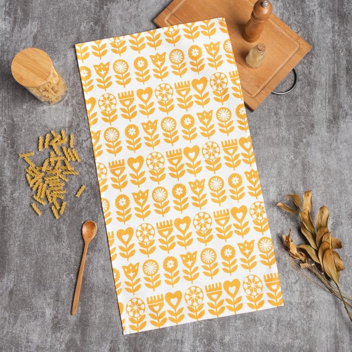 

Полотенце Этель Yellow garden 40х73см, 100% хл, саржа 190 г/м2, Этель: Hygge