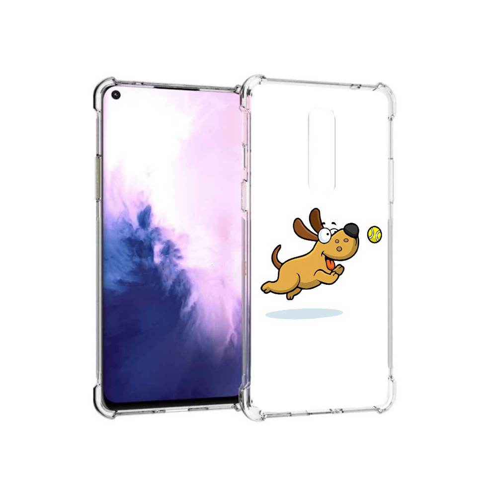 

Чехол MyPads Tocco для OnePlus 8 пёсик (PT147214.134.563), Прозрачный, Tocco