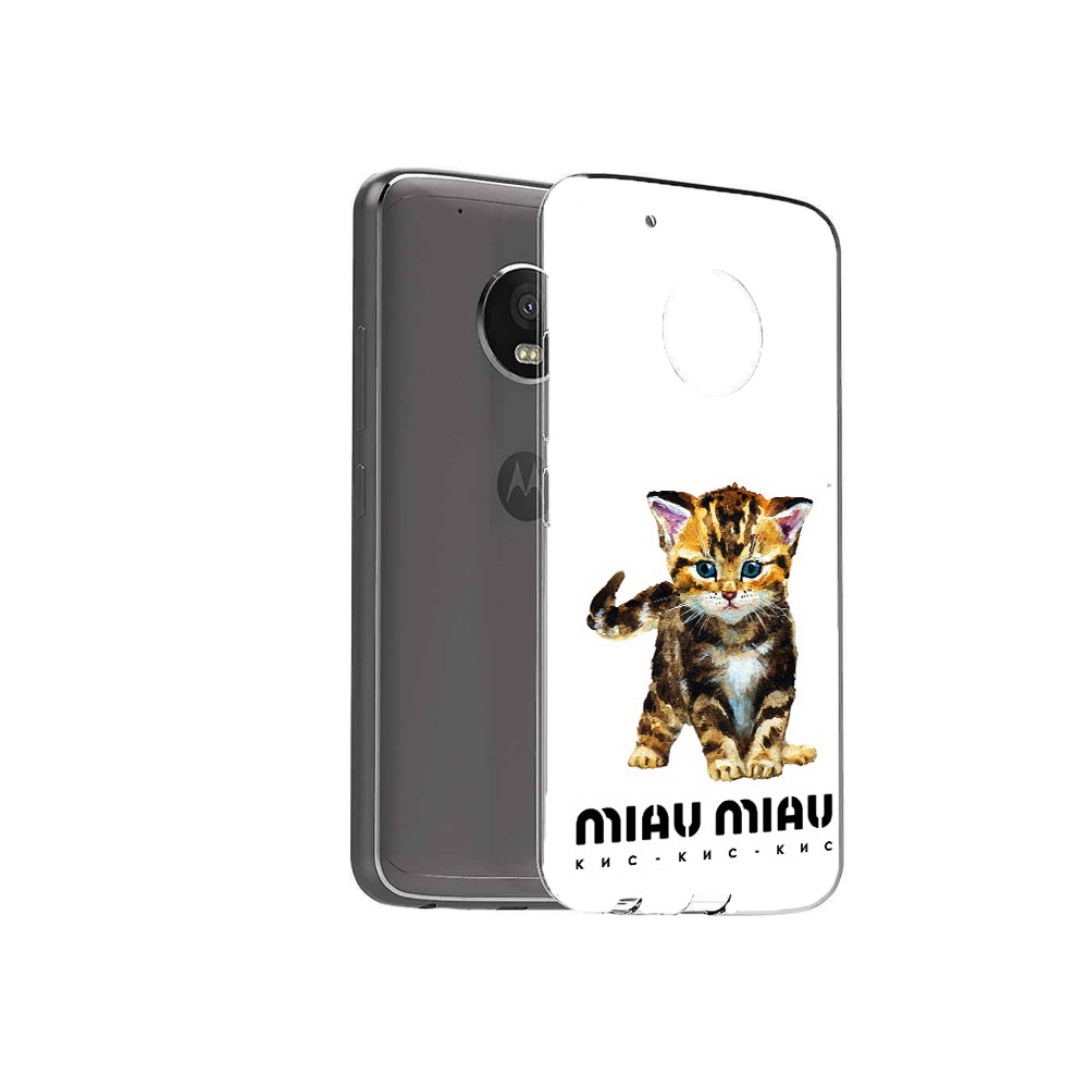 

Чехол MyPads Tocco для Motorola Moto G5 Plus Бренд miau miau (PT67401.338.34), Прозрачный, Tocco