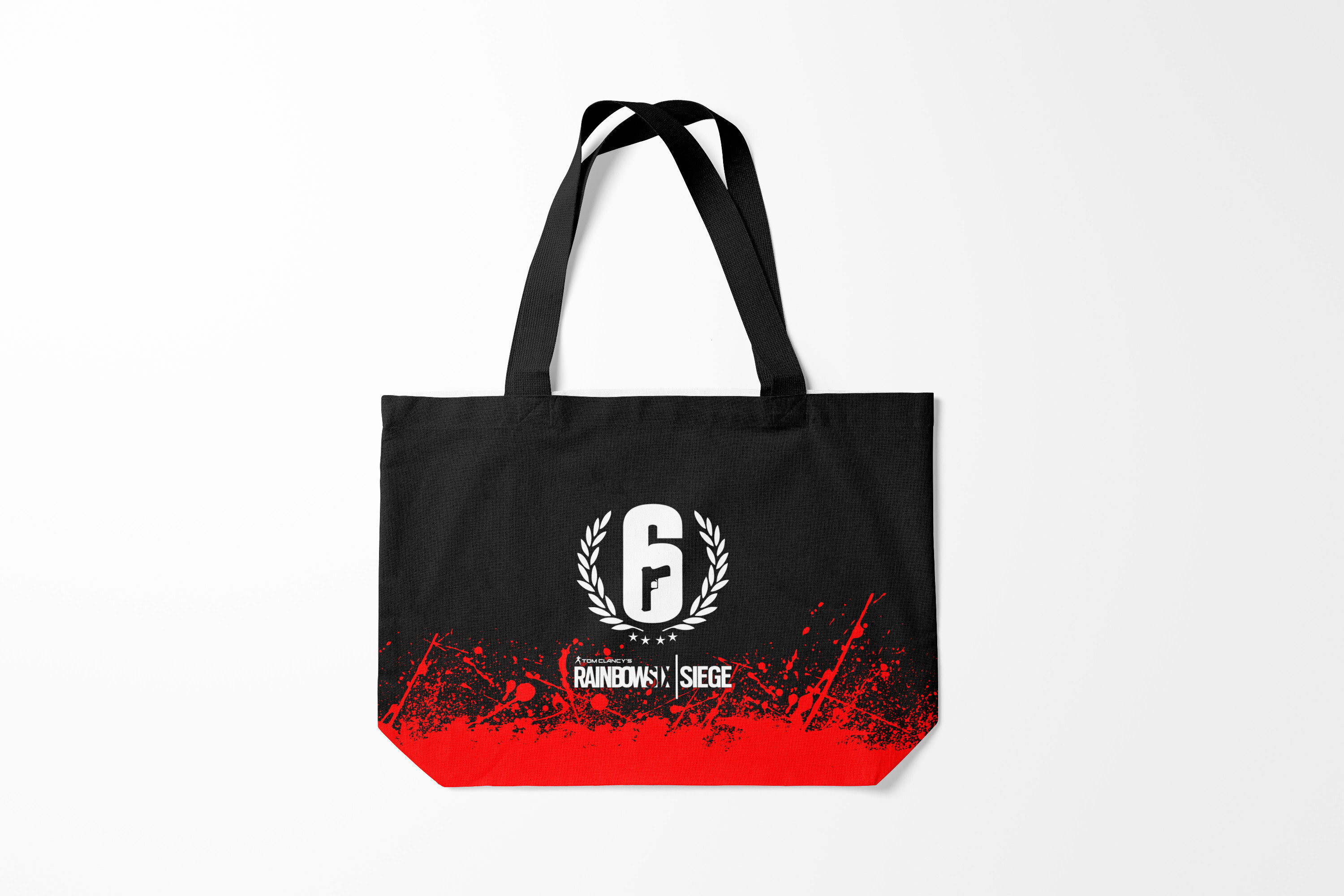 

Сумка шoппер унисекс Burnettie Rainbow Six Siege, черный, Rainbow Six Siege