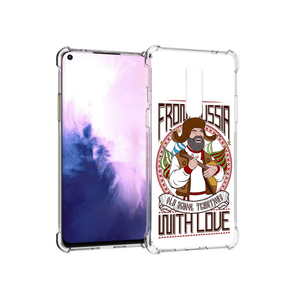 

Чехол MyPads Tocco для OnePlus 8 русский мужчина (PT147214.134.590), Прозрачный, Tocco