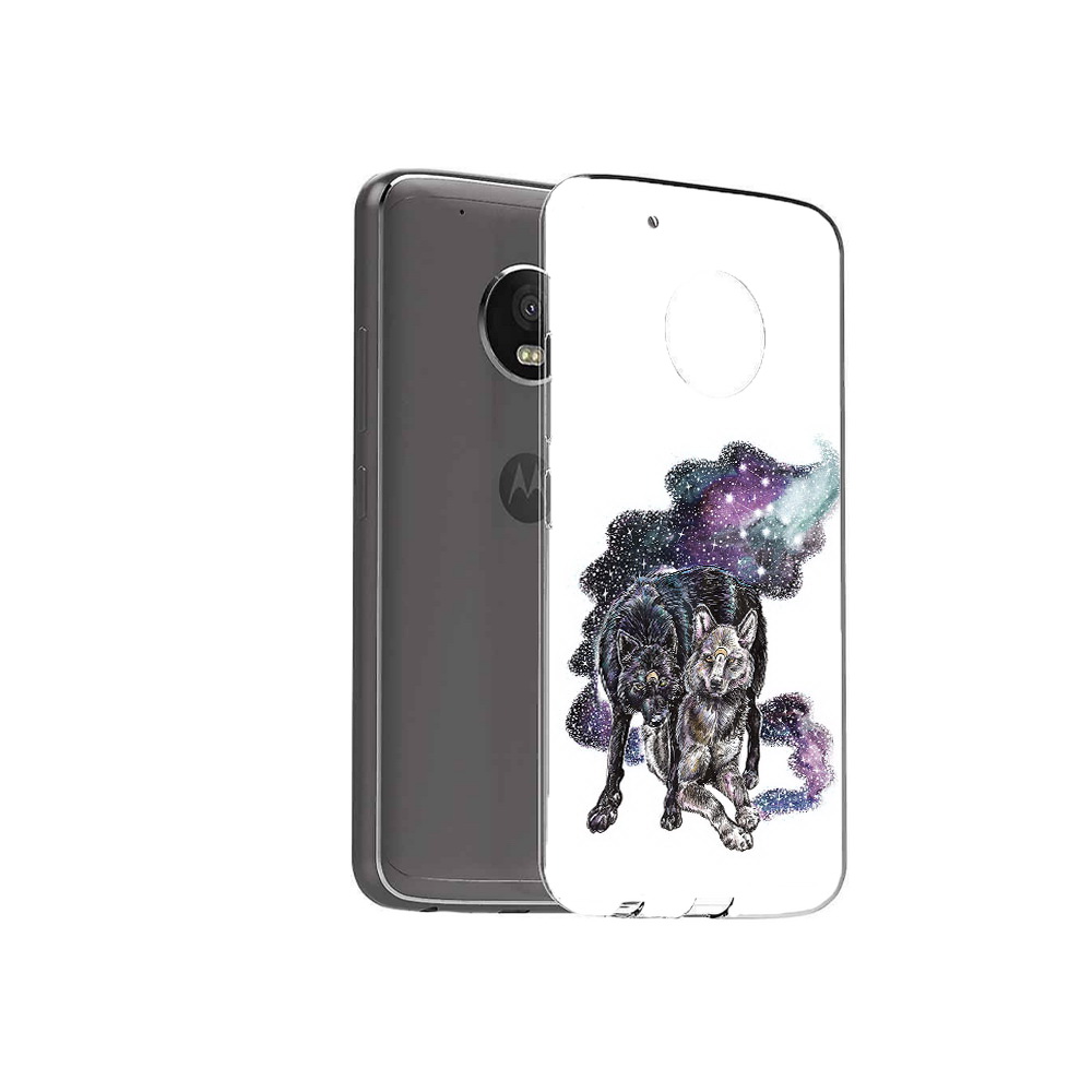 

Чехол MyPads Tocco для Motorola Moto G5 Plus звездные волки (PT67401.338.352), Прозрачный, Tocco