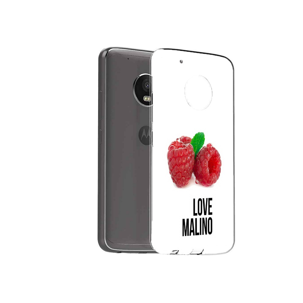 

Чехол MyPads Tocco для Motorola Moto G5 Plus Бренд лове малино (PT67401.338.36), Прозрачный, Tocco