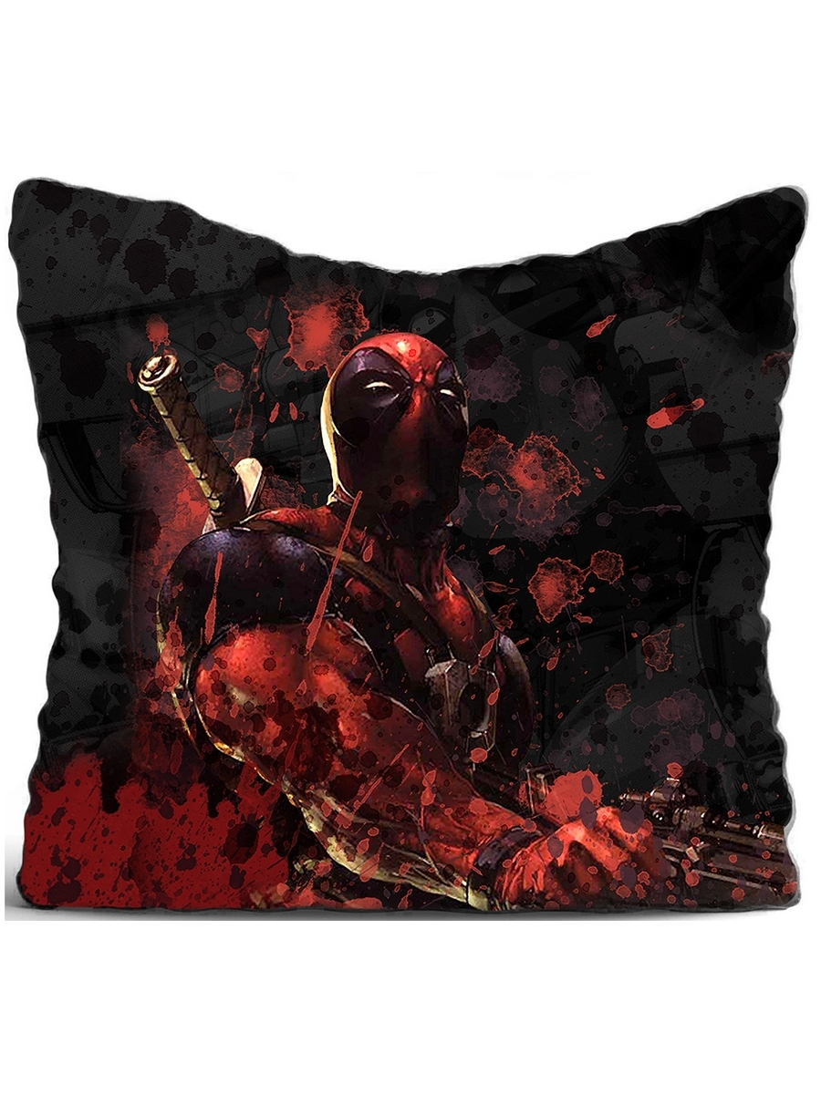 фото Подушка декоративная drabs deadpool