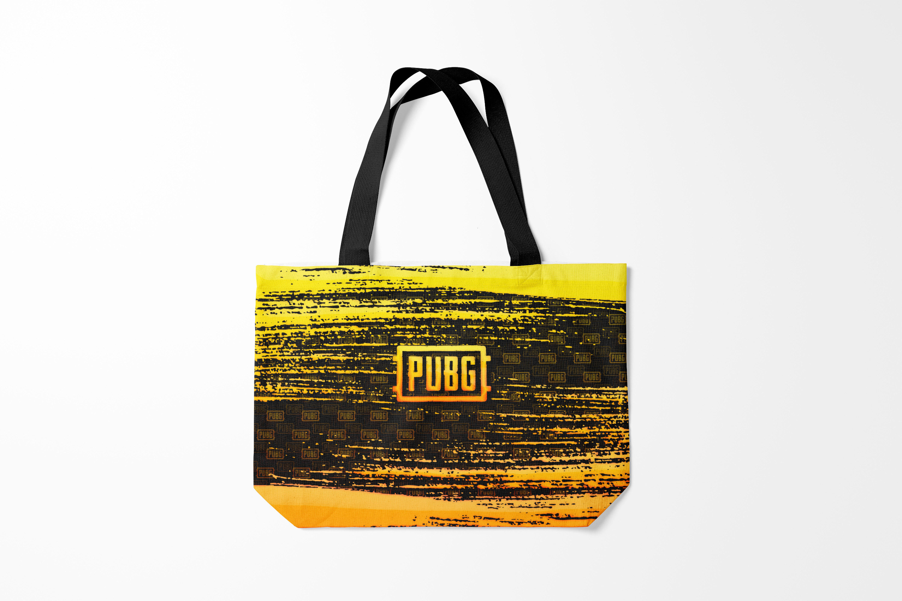 

Сумка шoппер унисекс Burnettie PUBG ПАБГ, желтый, PUBG ПАБГ