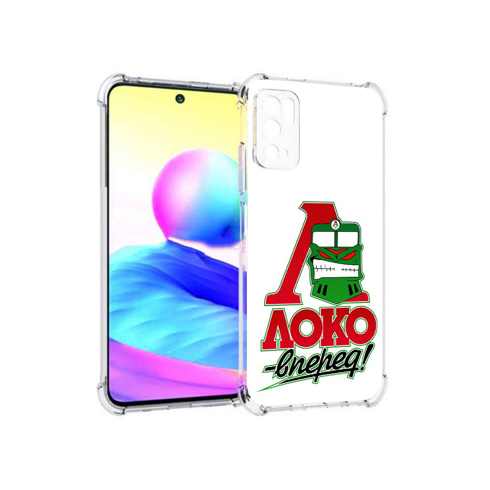 

Чехол MyPads Tocco для Xiaomi Poco M3 Pro ФК локо вперед, Прозрачный, Tocco