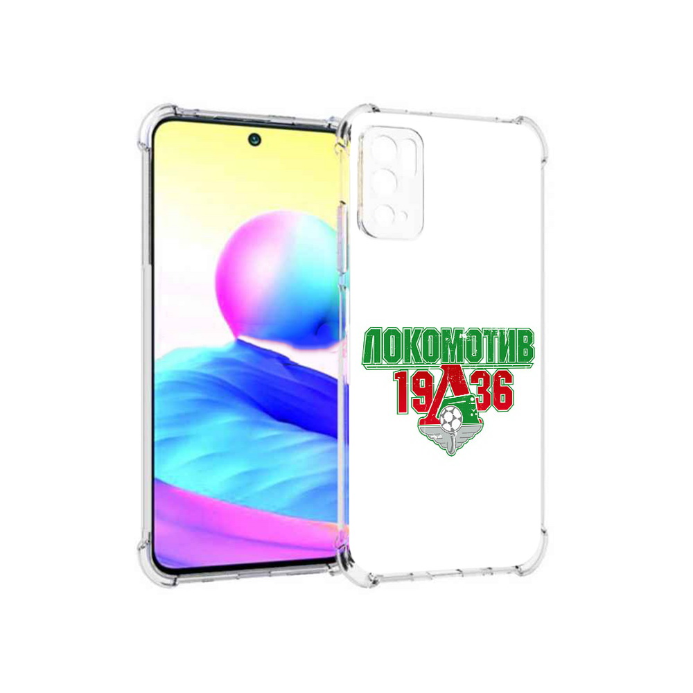 

Чехол MyPads Tocco для Xiaomi Poco M3 Pro ФК локомотив 1936, Прозрачный, Tocco