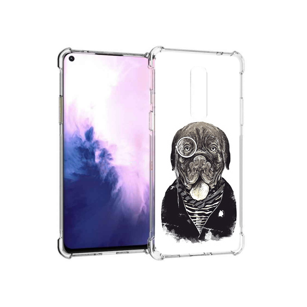 

Чехол MyPads Tocco для OnePlus 8 солидный песик (PT147214.134.615), Прозрачный, Tocco