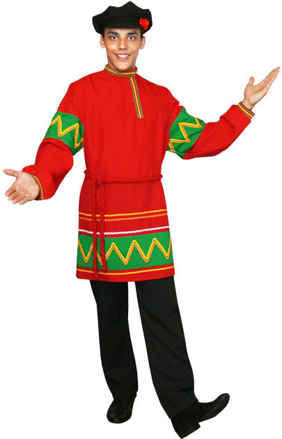 фото Карнавальный костюм мужской веселые елки ve012 разноцветный 56-58 ru