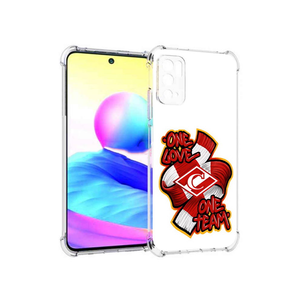 

Чехол MyPads Tocco для Xiaomi Poco M3 Pro ФК спарак 1 любовь, Прозрачный, Tocco