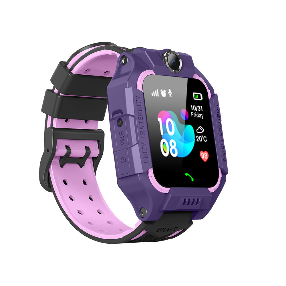 фото Часы smart baby watch q19 - фиолетовые