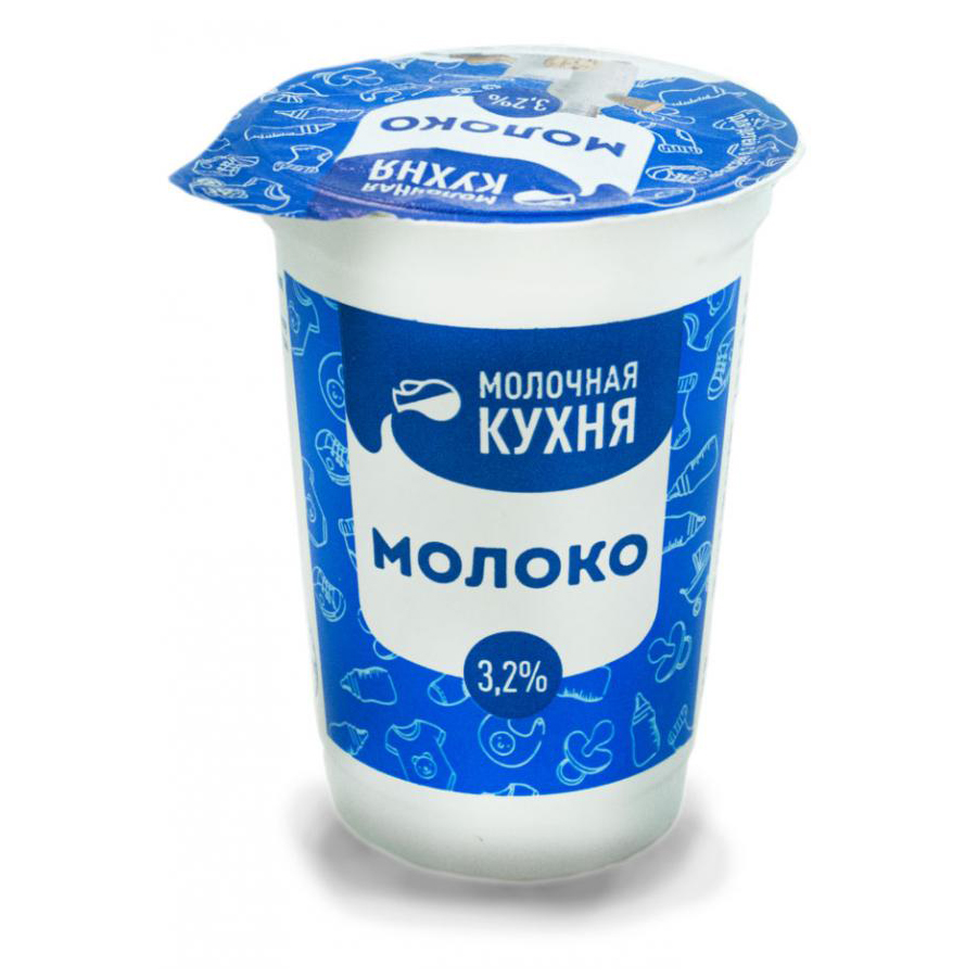 

Молоко Молочная кухня пастеризованное с 8 месяцев 3,2% 200 мл