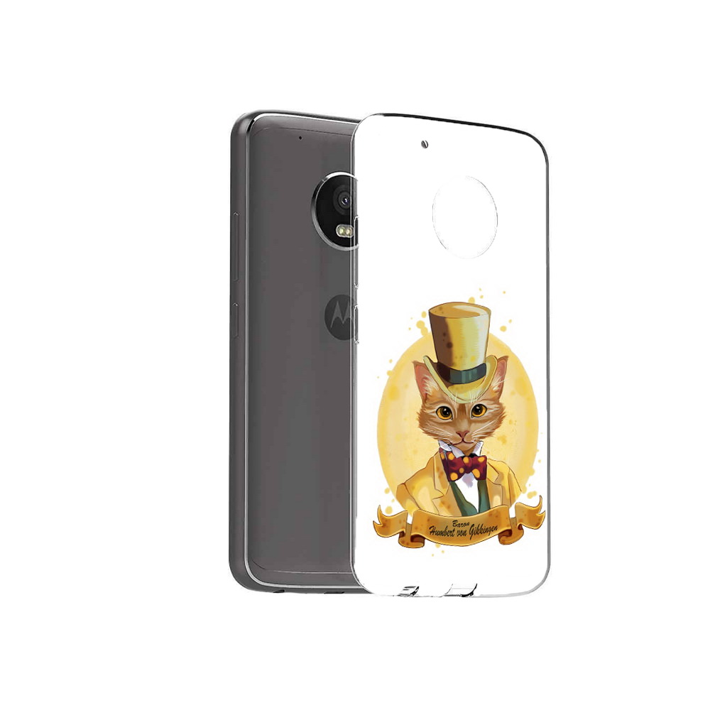 

Чехол MyPads Tocco для Motorola Moto G5 Plus кот юрист (PT67401.338.401), Прозрачный, Tocco