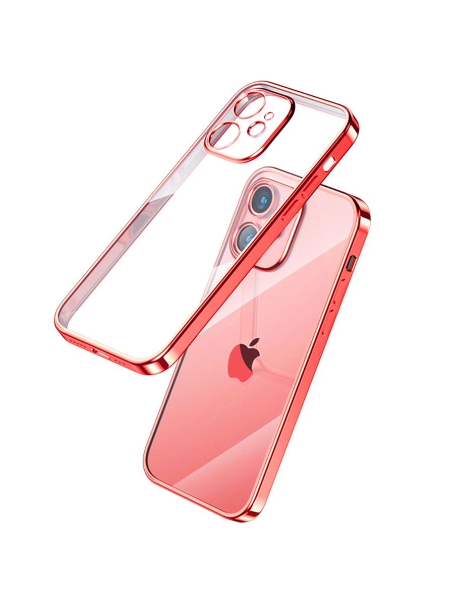 

Чехол для iPhone 11 в стиле Айфон 12/ Прозрачный с защитой камеры Apple/ Силиконовый, 785