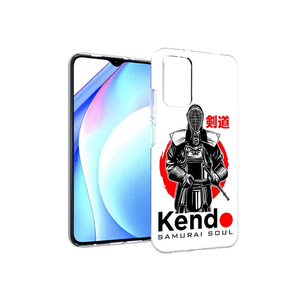 

Чехол MyPads Tocco для Xiaomi Redmi 9T рисованый самурай (PT226951.281.581), Прозрачный, Tocco
