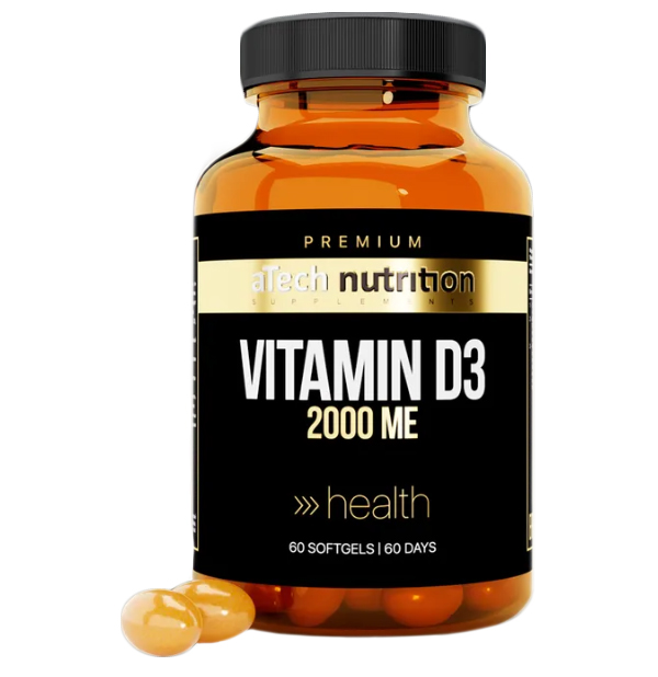 Купить Витамин D3 ATECH PREMIUM 2000 Мe капсулы 60 шт., aTech nutrition Premium
